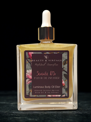 Sérénité d’Or – FLEUR DE PRUNIER Luminous Body Oil 100ml