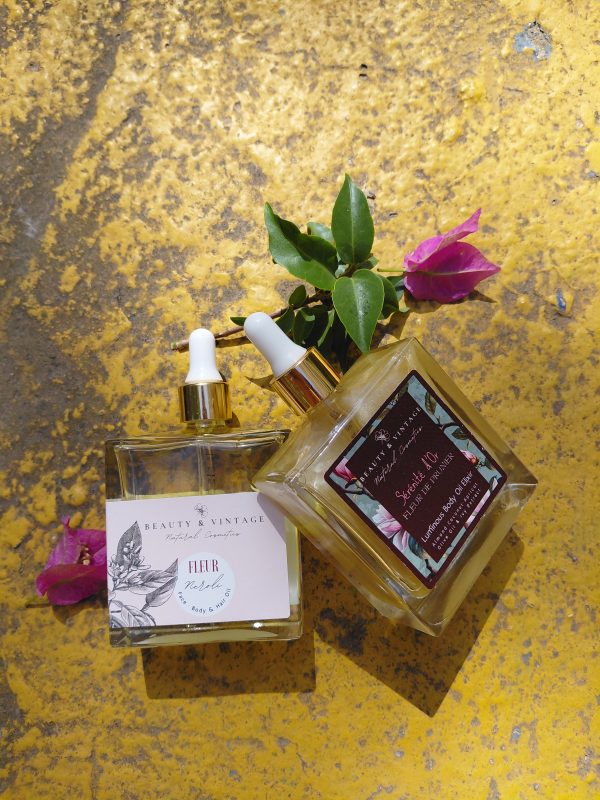 Sérénité d’Or – FLEUR DE PRUNIER Luminous Body Oil 100ml - Image 4
