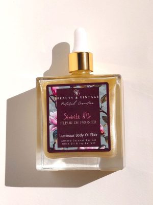 Sérénité d’Or – FLEUR DE PRUNIER Luminous Body Oil 100ml