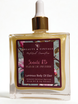 Sérénité d’Or – FLEUR DE PRUNIER Luminous Body Oil 100ml