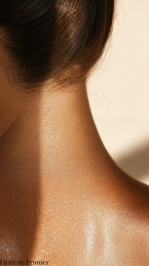 Sérénité d’Or – FLEUR DE PRUNIER Luminous Body Oil 100ml - Image 4