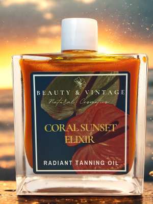 CORAL SUNSET ELIXIR Radiant Tanning Oil  100ml