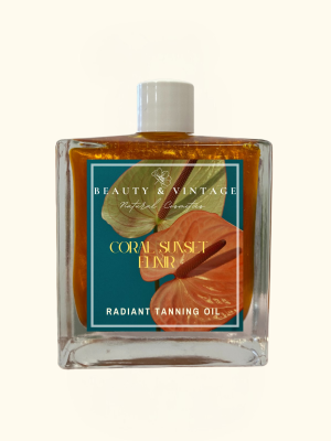 CORAL SUNSET ELIXIR Radiant Tanning Oil  100ml